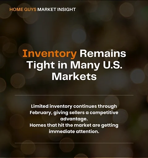 Home Guys market insight graphic explaining why off market access matters right now